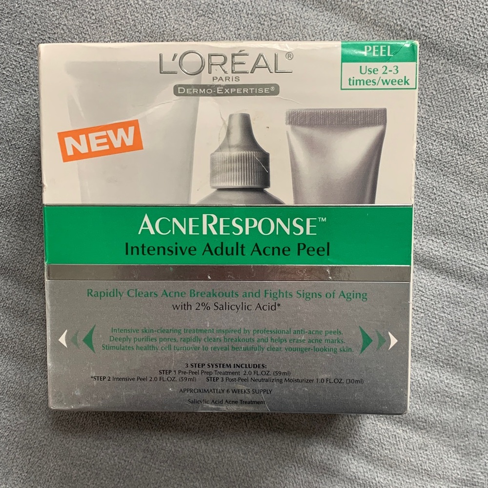 L’OREAL Acne Response Adult Acne Peel in Box